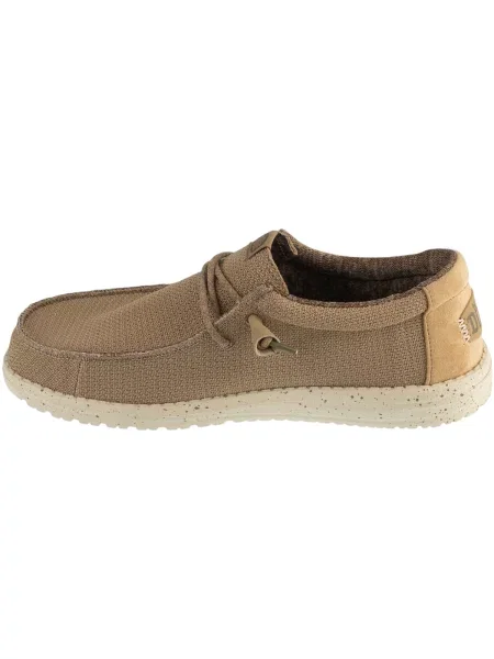 Sneakerși Heydude plasă maro