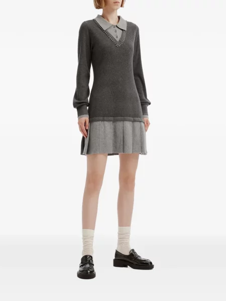 Rochie mini B+ab gri