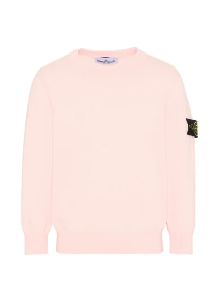 Sweter dziecięcy Stone Island różowy