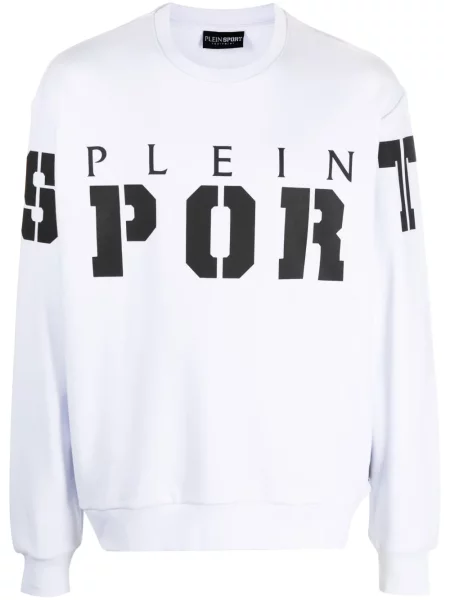 Hanorac Plein Sport cu imagine alb