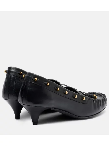 Pantofi cu toc Khaite din piele negru