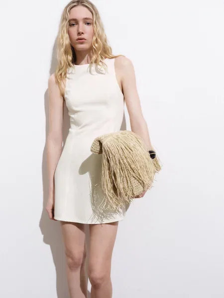 Сукня міні MANGO білий