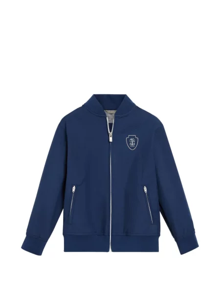 Bluza dziecięca Brunello Cucinelli niebieska