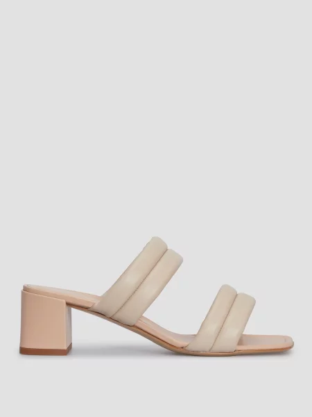 Шкіряні мюлі Baldinini бежеві