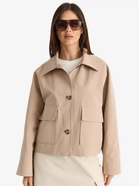 Bianco Lucci Přechodný kabát Trenchcoats' béžová