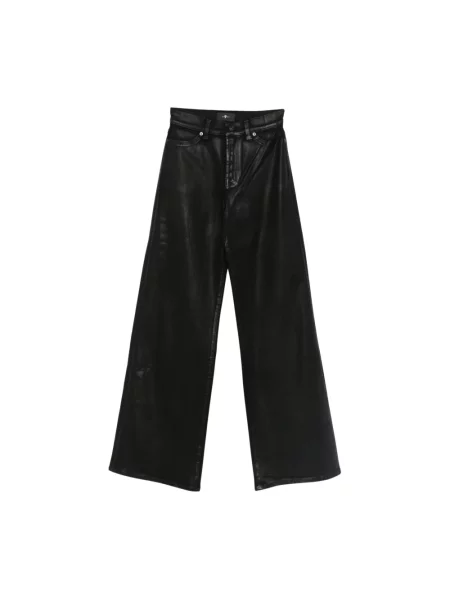 Spodnie 7 For All Mankind czarne