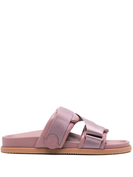 Papuci Moncler din jacard violet