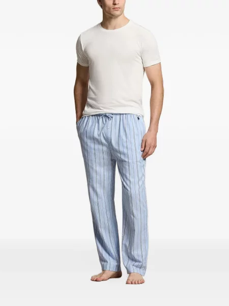 Ριγέ ρετρό μποτάκια Polo Ralph Lauren με σχέδιο μπλε