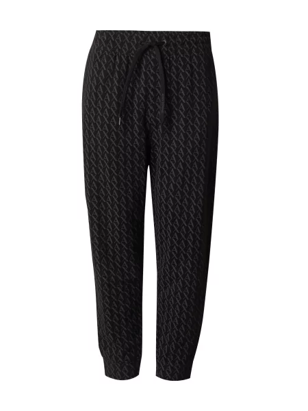 ARMANI EXCHANGE Kalhoty tmavě šedá černá