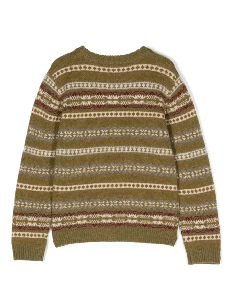 Sweter dziecięcy Bonpoint zielony