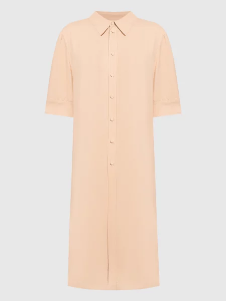 Платье-рубашка Jil Sander бежевое
