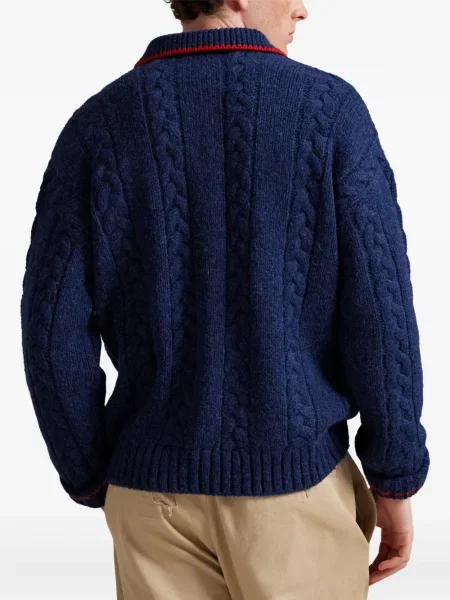 Chiloți Polo Ralph Lauren din țesătură twill cu autograf cu glugă albastru