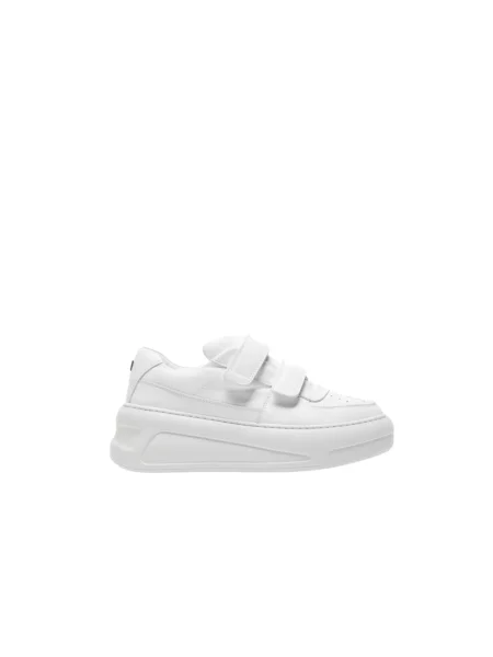 Lniane sneakersy Acne Studios białe