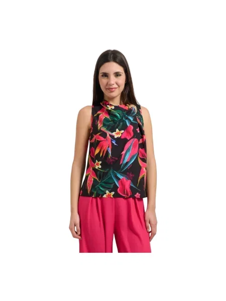 Bluzka Yes Zee z nadrukiem czarna