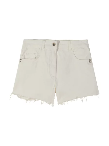 Szorty jeansowe Patrizia Pepe białe