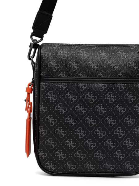 Geantă crossbody Guess cu imagine negru