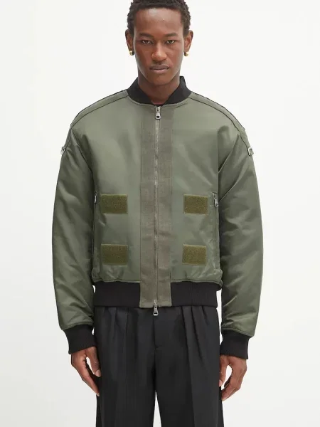 Andersson Bell geacă bomber Flight Layered Washed Bomber de tranziție verde