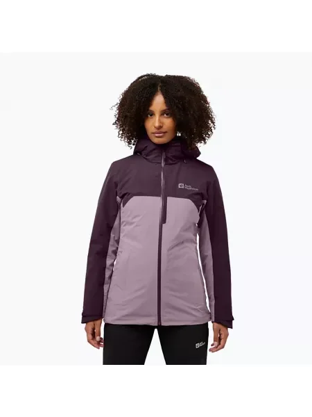 Jack Wolfskin női 3 az kabát Hunberg wild blossom. Méret: L lila