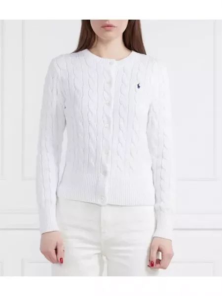 POLO RALPH LAUREN Cardigan alb