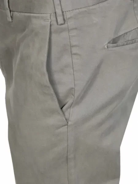 Pantaloni Pt Torino din satin gri
