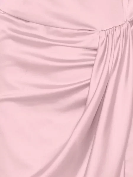 Rochie midi Rotate Birger Christensen cu volane roz