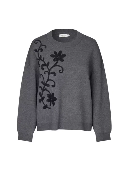 Sweter Masai wełniany szary