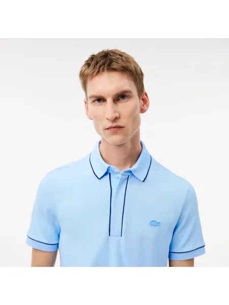 Поло Lacoste черное