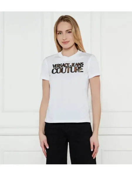 Versace Jeans Couture Tricou | Regular Fit alb