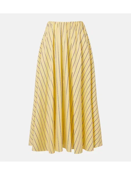 Fusta maxi Staud galben