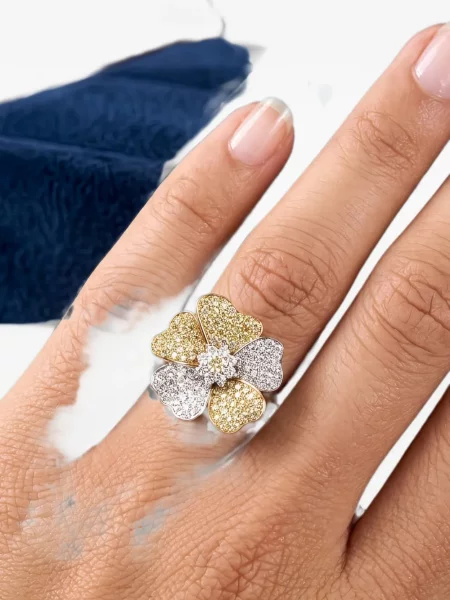 Inel Hyt Jewelry cu model floral