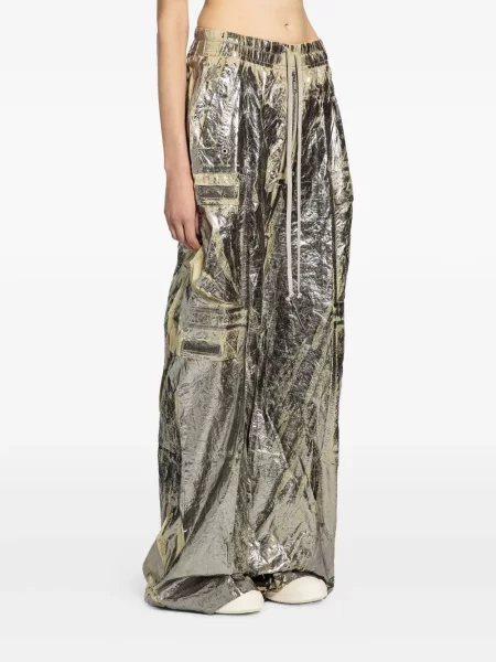 Pantaloni cargo Rick Owens Drkshdw argintiu