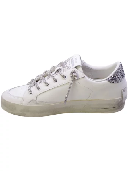 Pantofi Crime London din piele alb