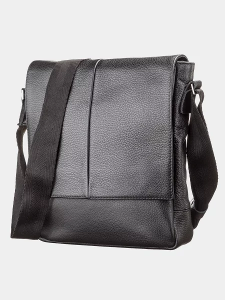 Кожаная сумка Shvigel черная