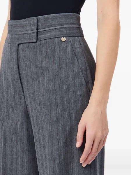 Pantaloni Liu Jo de lână gri