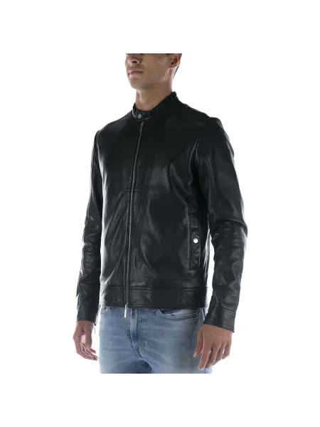 Geanta de piele Selected clasică negru