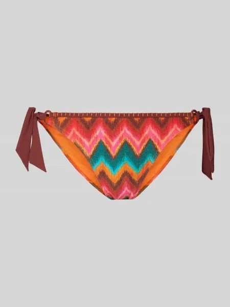 Figi bikini z detalem z logo model ‘SIMA’ Banana Moon pomarańczowy