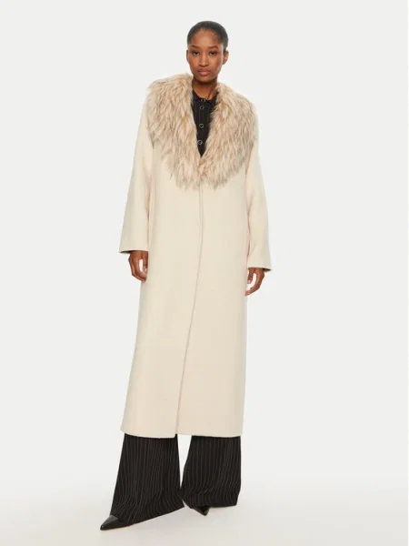 Luisa Spagnoli Palton de lână Supplica bej