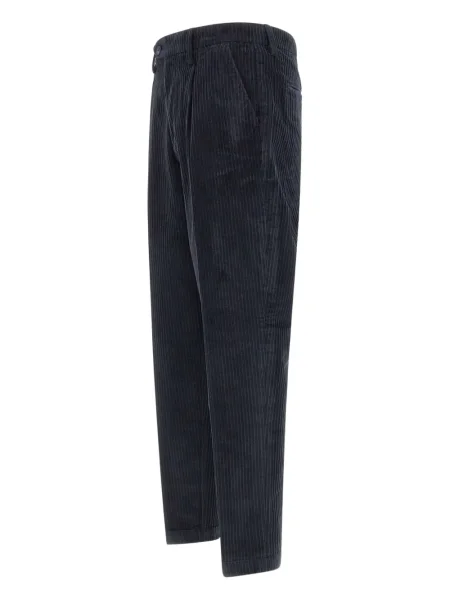 Pantaloni chino Re-hash de catifea cord albastru