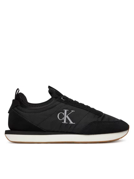Calvin Klein Jeans Tenisky RETRO RUNNER / stříbrná černá
