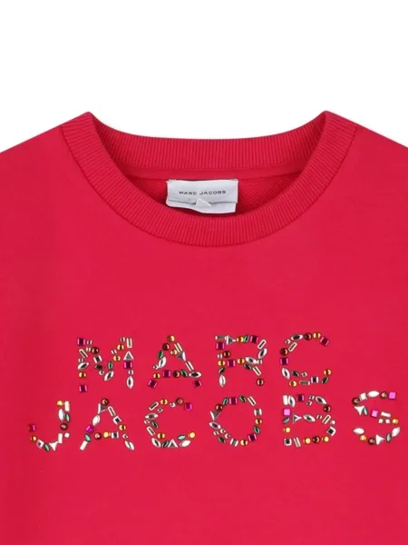 Sukienka koszulowa dziecięca Marc Jacobs czerwona
