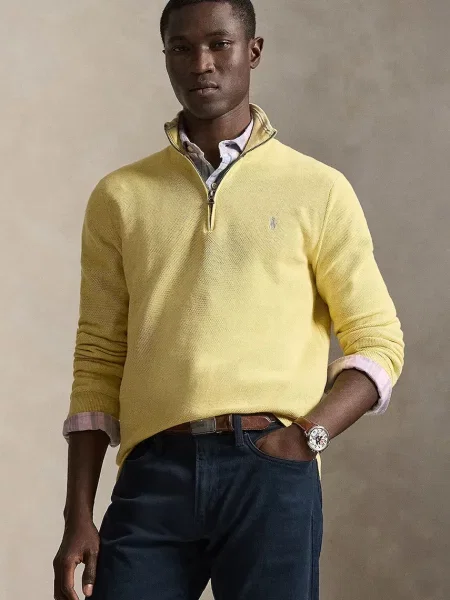 Polo Ralph Lauren pulover de Ls Hz Long Sleeve galben