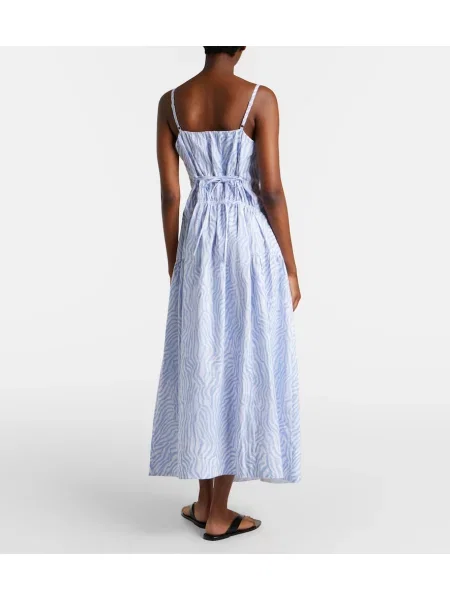 Rochie maxi Proenza Schouler cu imagine alb