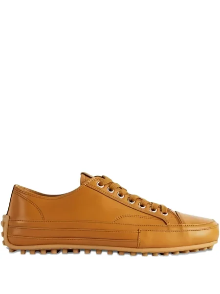 Sneakerși Tod's cu șireturi din dantelă maro