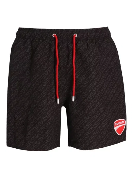 Slip de baie Mc2 Saint Barth cu imagine negru