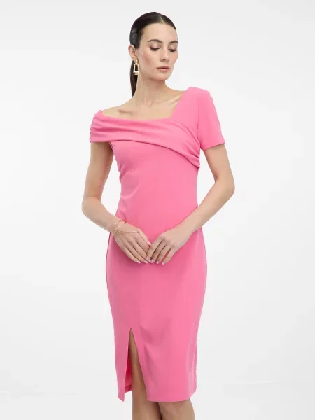 Rochie midi Orsay până la genunchi roz