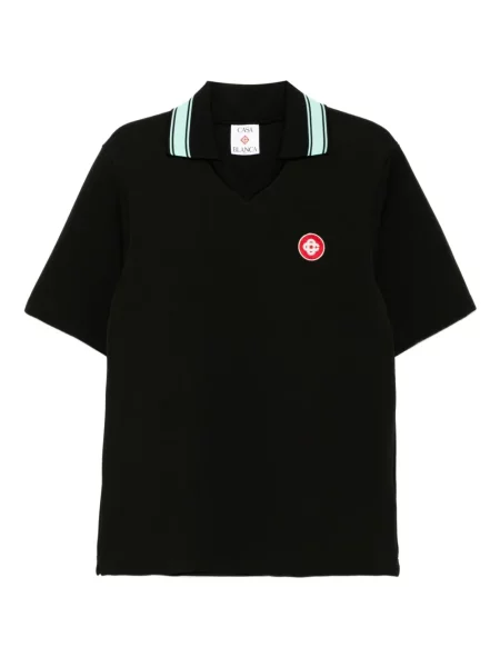 Tricou Casablanca scurt negru
