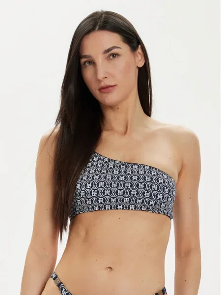 Tommy Hilfiger Bikini felső Sötétkék fekete