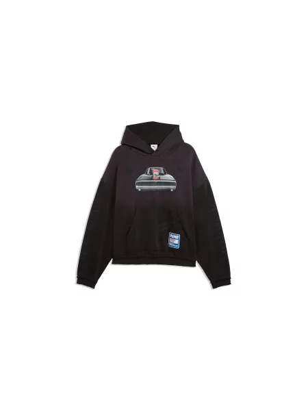 Bluza z kapturem PUMA x FAST & FURIOUS Odzież S czarny