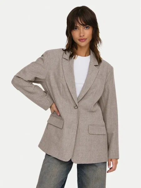 ONLY Sacou Linda Bej Oversize gri