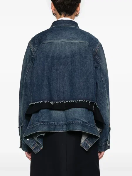 Geacă de blugi Sacai albastru